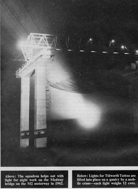 lights at Medway Bridge